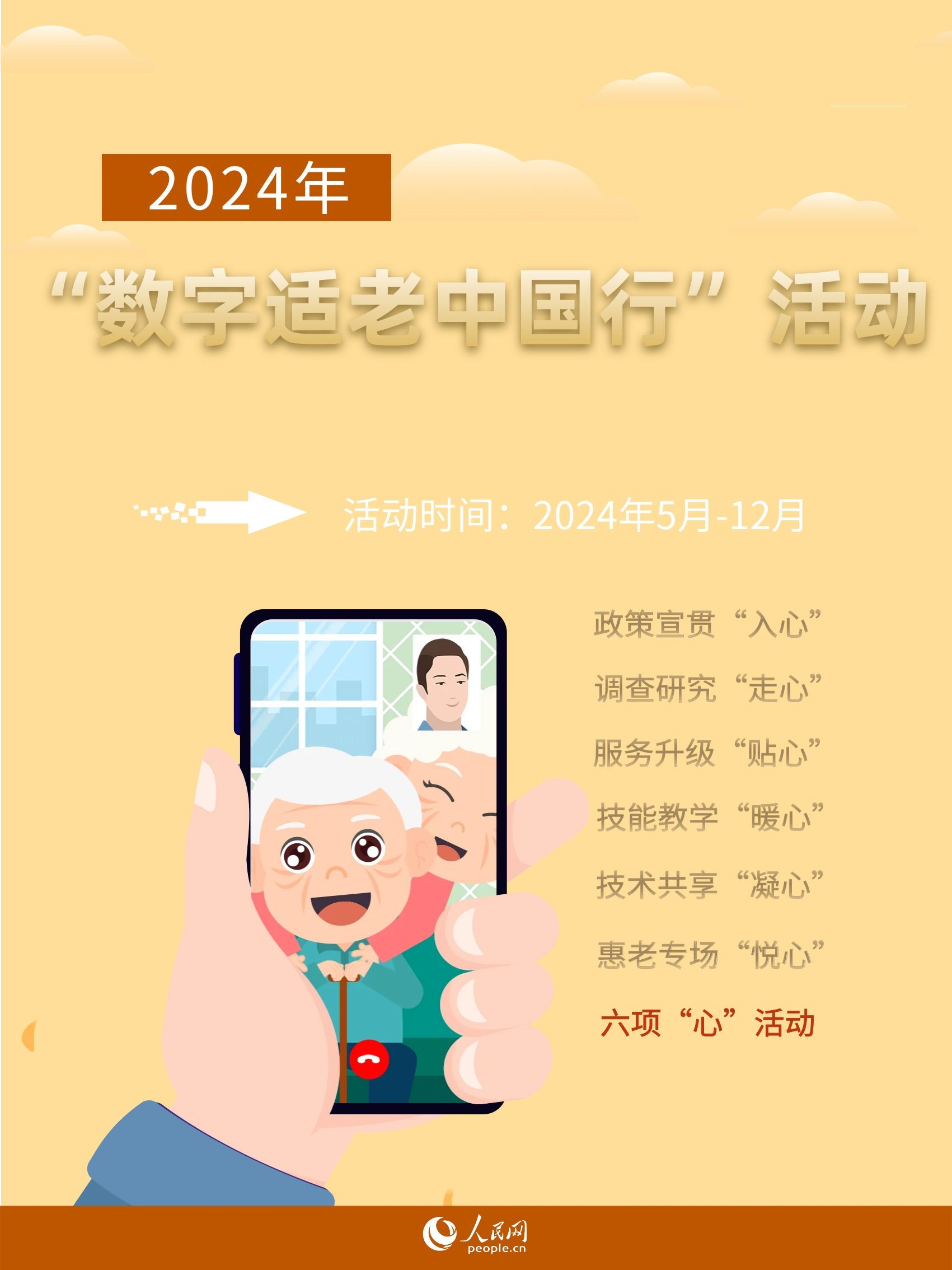 百事3登陆：2024年“数字适老中国行”5月“走起”！开展6项“心”活动